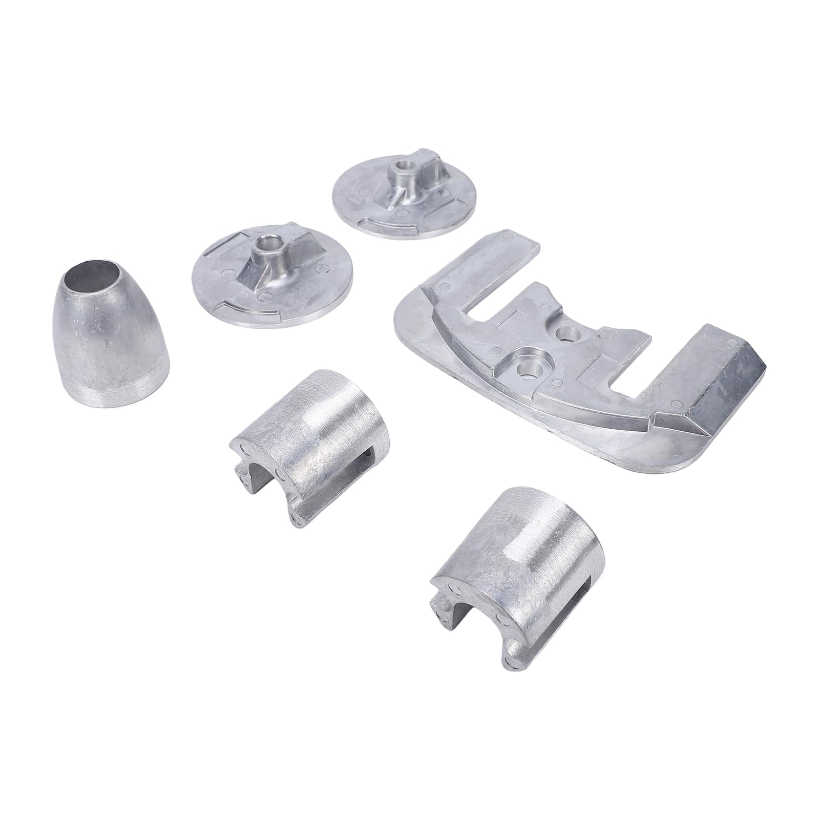 Fockety Kit Anodo in Alluminio per Mercruiser Bravo 3, 888761Q04 | Kit completo di sostituzione dell\'anodo, con bulloni e rondelle, per entrofuoribordo Mercruiser Bravo III 2004+