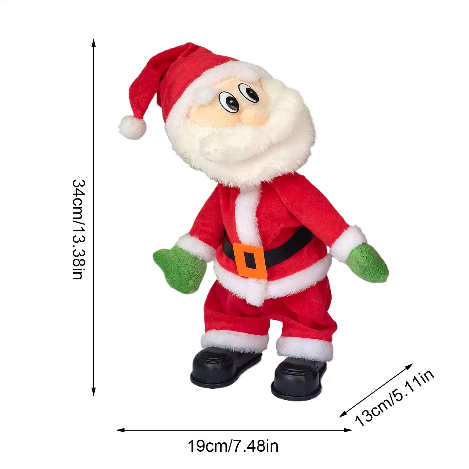 Twerking - Singing and Dancing Christmas Toy | Animated Doll | Hip-Shaking | Christmas Santa Toys for Home Christmas Decorations