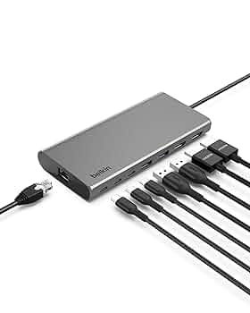 belkin USB-C Multimedia Hub 4K 新品未開封 Amazon.com: Belkin USB-C Hub, 6-in-1 Multi-Port Docking