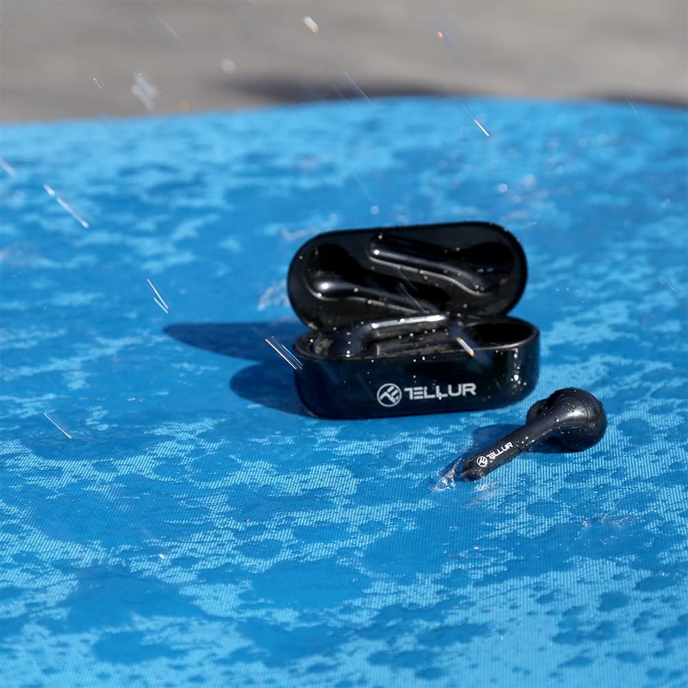 Smartphone screen showing Bluetooth pairing with TELLUR Ambia