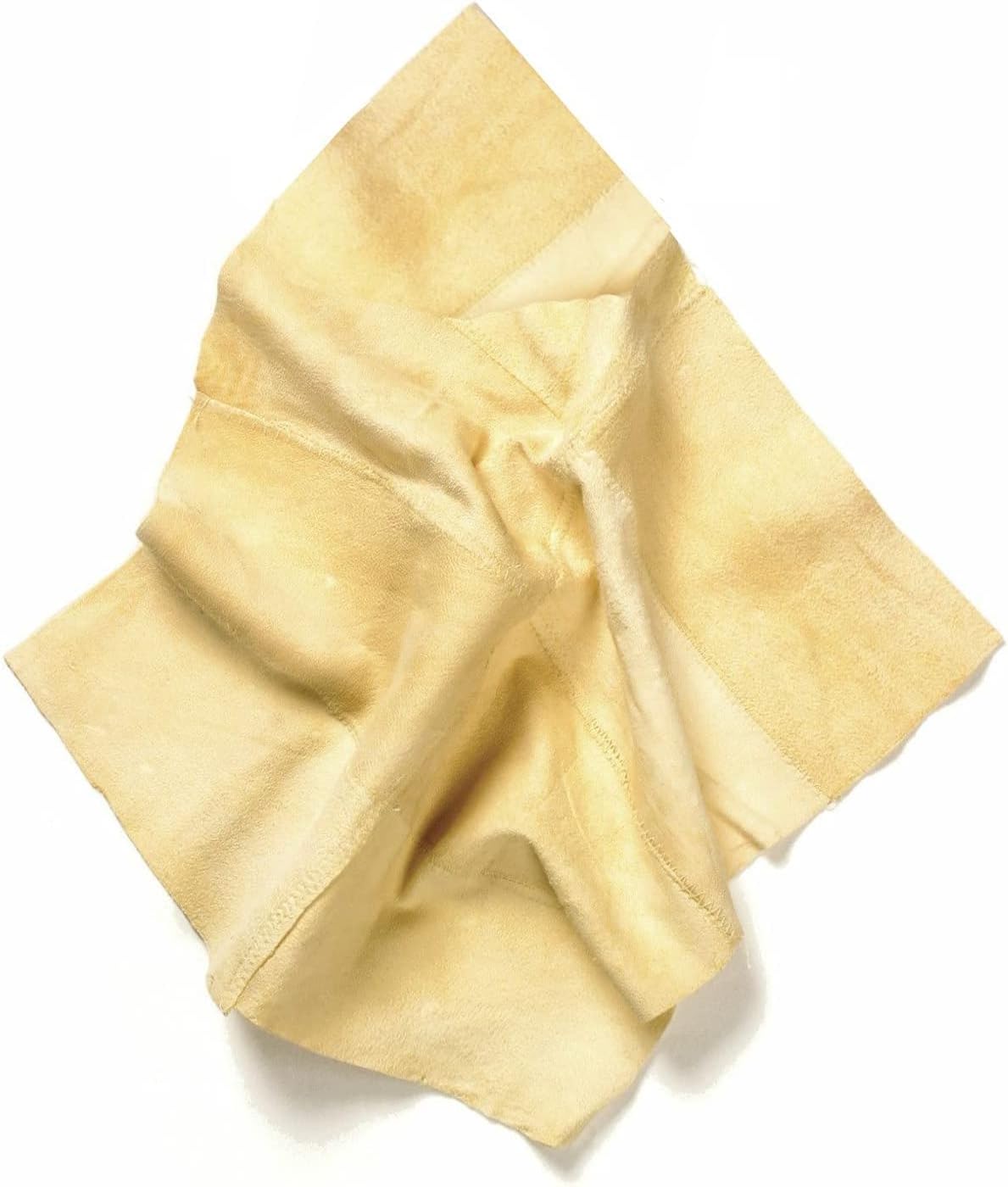 BIL Stitched Natural Authentic Chamois Leather Cloth 1 Sq Ft Chamois