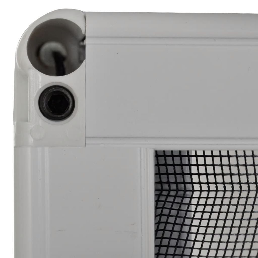 ZEYUAN Insektenschutz-Plissee für Fenster, Fliegengitter Fenster, Fliegenschutz Fenster, Pollenschutzgitter Fenster, Insektengitter Fenster, Insektennetz, Fensternetz, Aluminium 60 x 80 cm