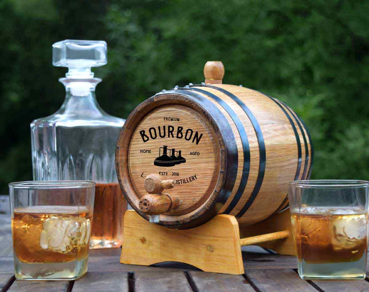 Personalized Bootleg Kit™ Barrel Aged "Bourbon Still" Small Batch Bourbon Making Kit (5 Liter)