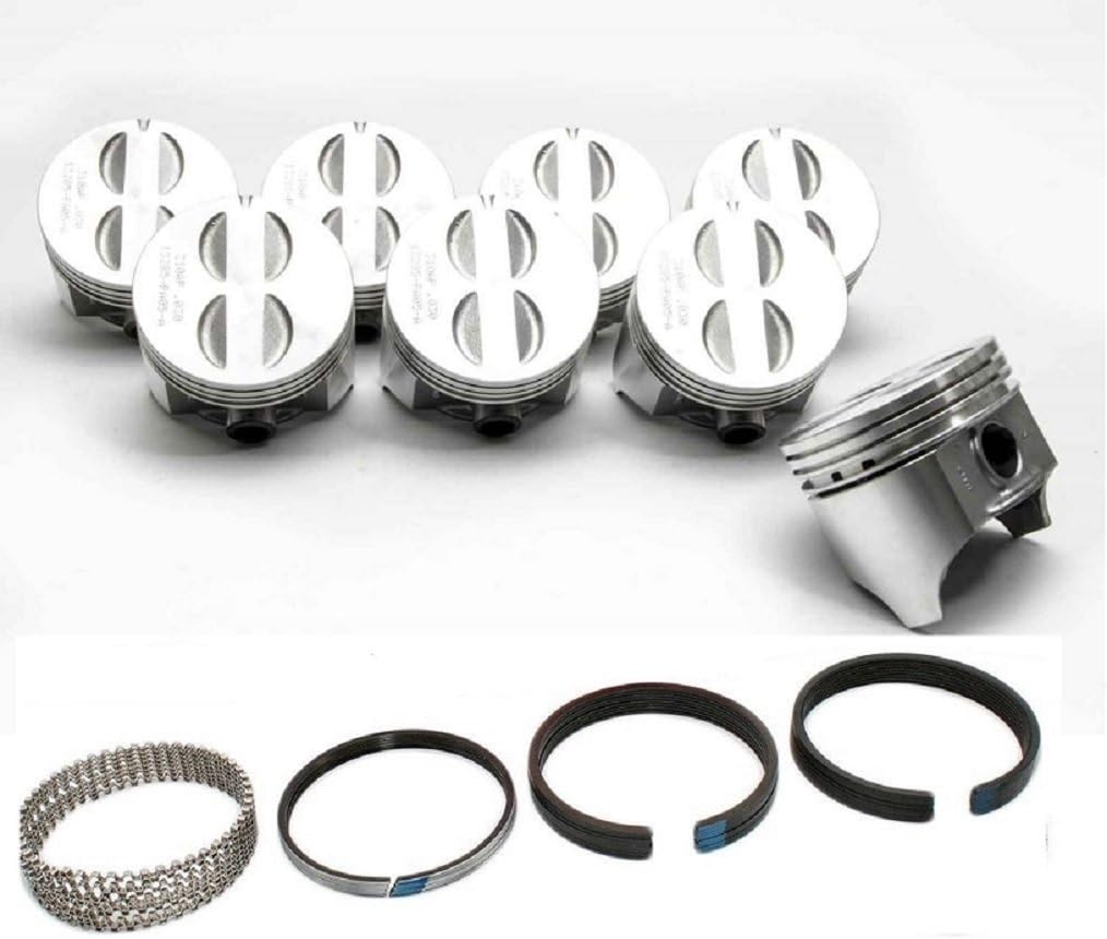 Master Engine Kit with Flat Pistons, Performance RV Torque Cam, Rings, Double Row Timing compatible with 1969-79 Chevy 350 5.7L