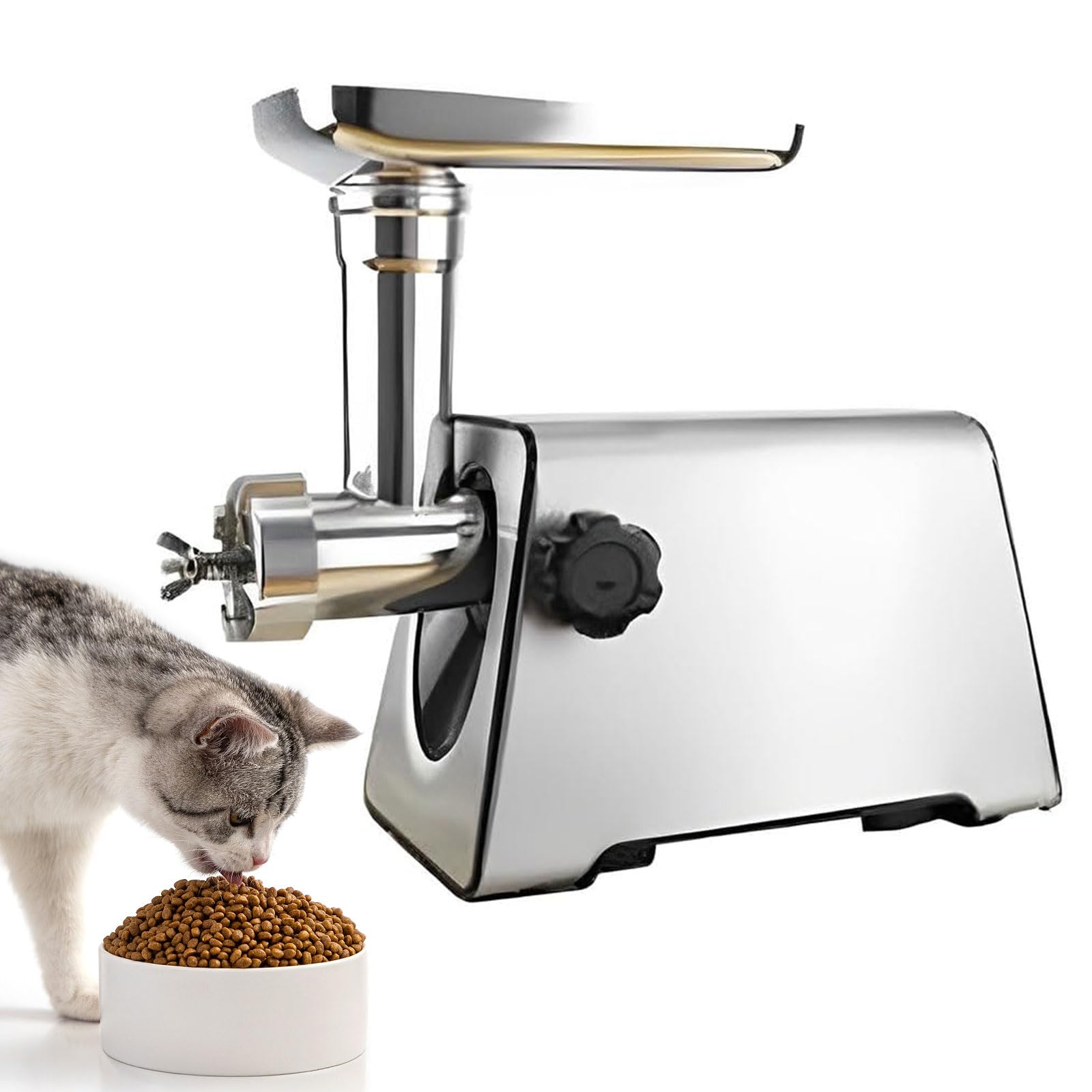 Pelletizzatore Elettrico Per Mangimi Per Animali Domestici, Macchina Per Mangimi Per Cani E Gatti, Potenza 650 W, Acciaio Inossidabile 304 Con Stampi Da 1,5/2/2,5/3/4/5 Mm Per Uccelli, Gatti 3MM