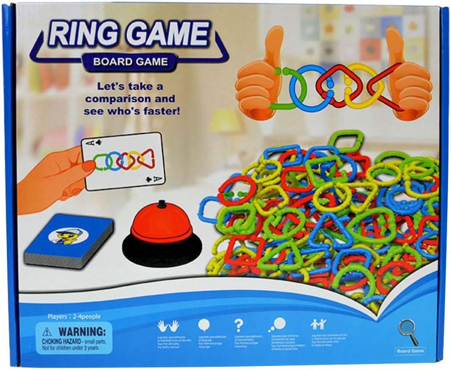 Pack Of 72 Interactive Ring Board Game