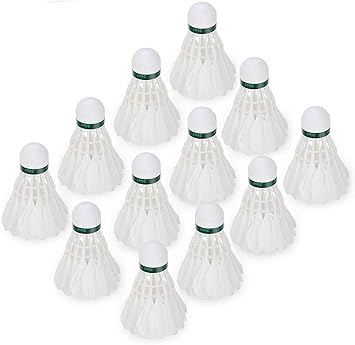 Amazon Philonext バドミントンシャトルコック 12パック トレーニングスポーツバドミントンボール フェザーシャトル スポーツプラスチックシャトルコック 安定性と耐久性 スポーツトレーニングバドミントンボール 屋内屋外ゲーム用 Philonext シャトル