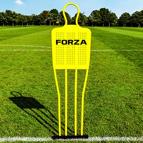 FORZA Mannequins de Coup Franc pour l’Entraînement de Football | Base en Option pour Gazon Synthétique (Choix de Tailles) (Mannequin de Coup Franc, Junior - Lot de 1)