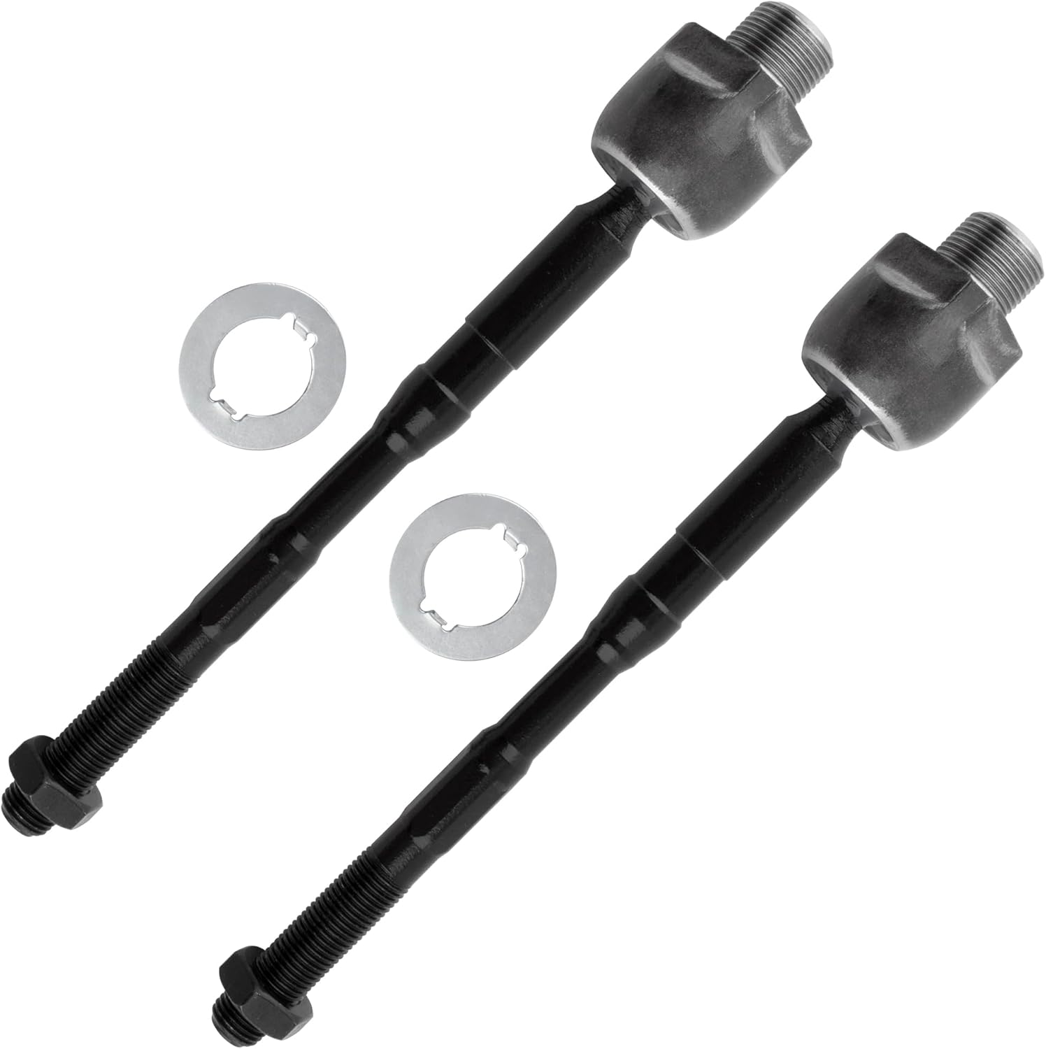 2Pcs Suspension Kit Front Inner Tie Rods End Links Left Driver & Right Passenger Set Pair Fit For Nissan Rogue 2008-2013, For Rogue Select 2014-2015 l4 2.5L Replace# EV800550
