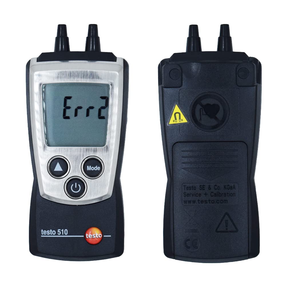 Testo 510 (0560 0510) Autoranging Differential Manometer Air Pressure Meter Gauge 0-100hPa by mLabs - Image 3 thumbnail