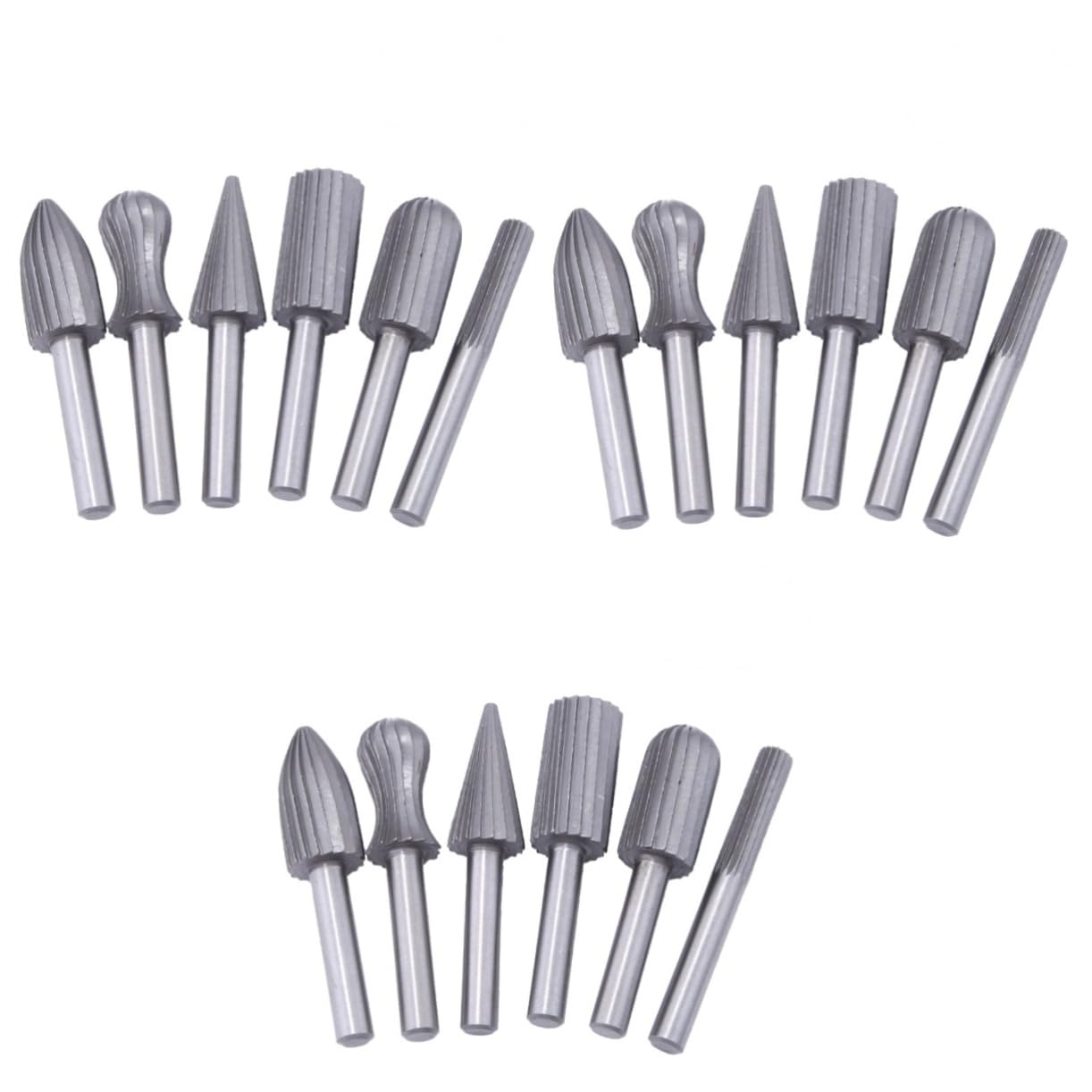 DOITOOL 18 Pcs Rotary File Milling Cutter to Rotate Root Carving