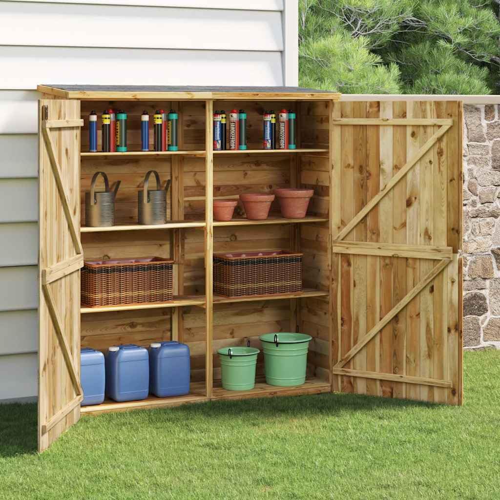 Abri de jardin en pin massif 163 x 50 x 171 cm