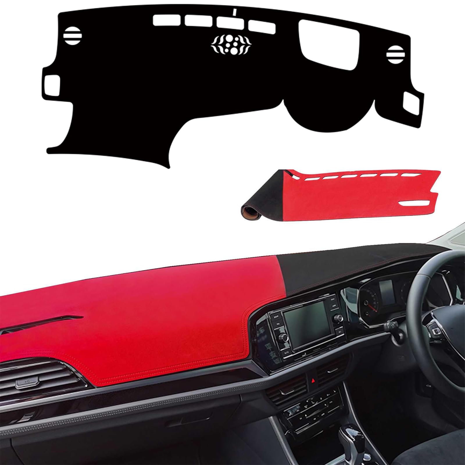 LEXUS専門店ISの悩み解決】ダッシュマット レクサス IS 20系 (H17-H25) ブラックレザー＋白ステッチ –  車種専用カスタムパーツ通販店 YourParts ダッシュボードマット レクサス用 LS430用 2001-2005用 車用ダッシュボードカバー サンバイザー ダッシュマット カーペ