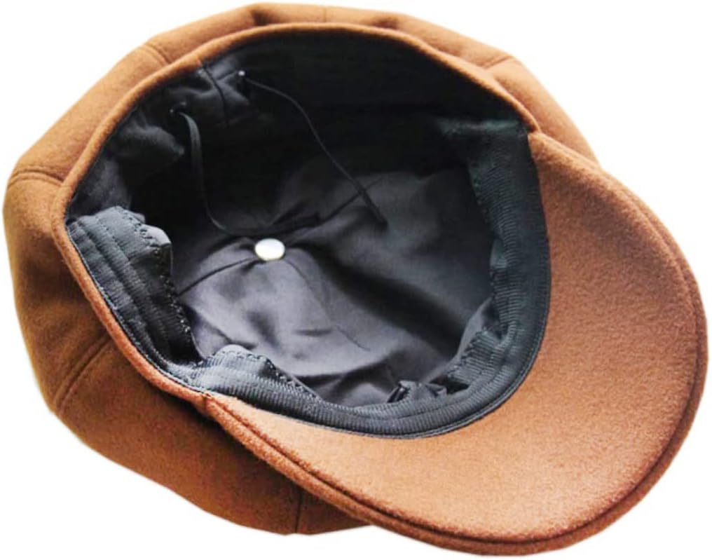 COLLBATH Peaked Cap Autumn Styles Hatwoolen Hat Warm Beret Fall Hat Berets for Women Beret Oversized Newsboy Cap