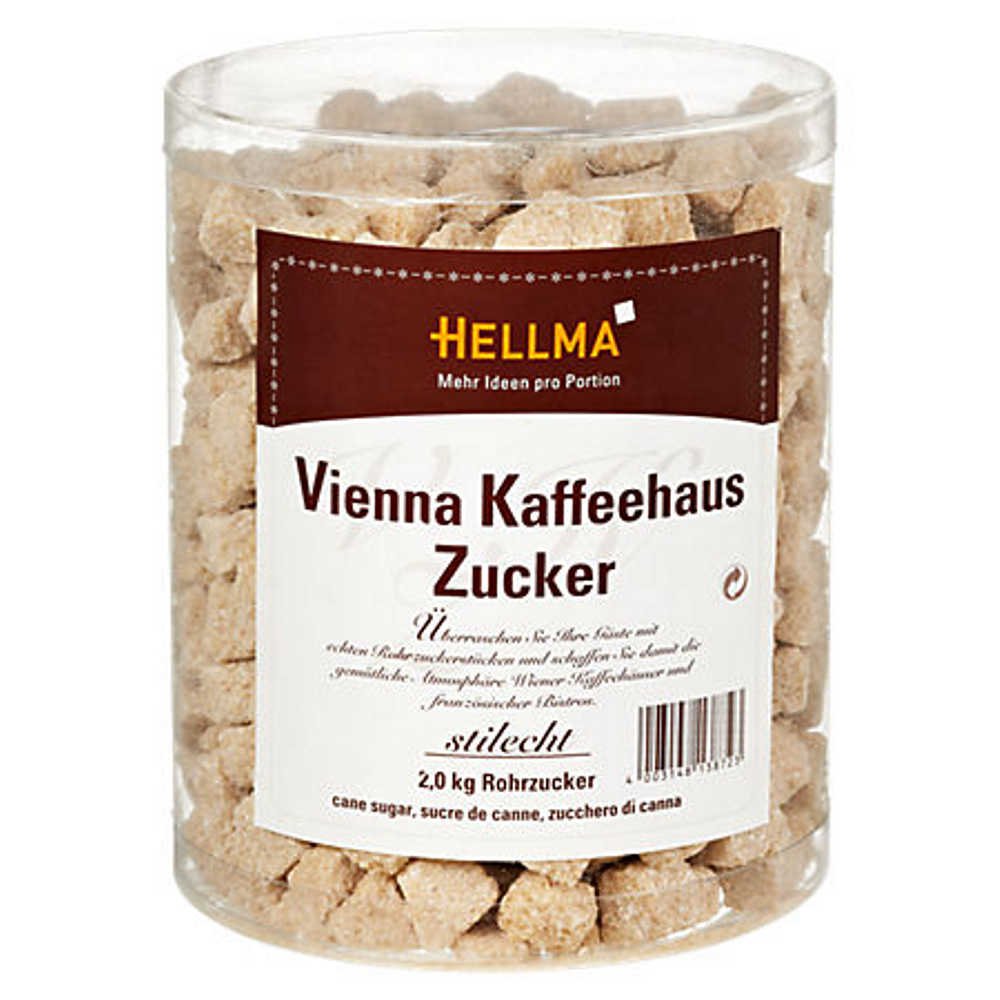 Hellma Vienna Kaffeehaus Würfelzucker 6 x 2 kg