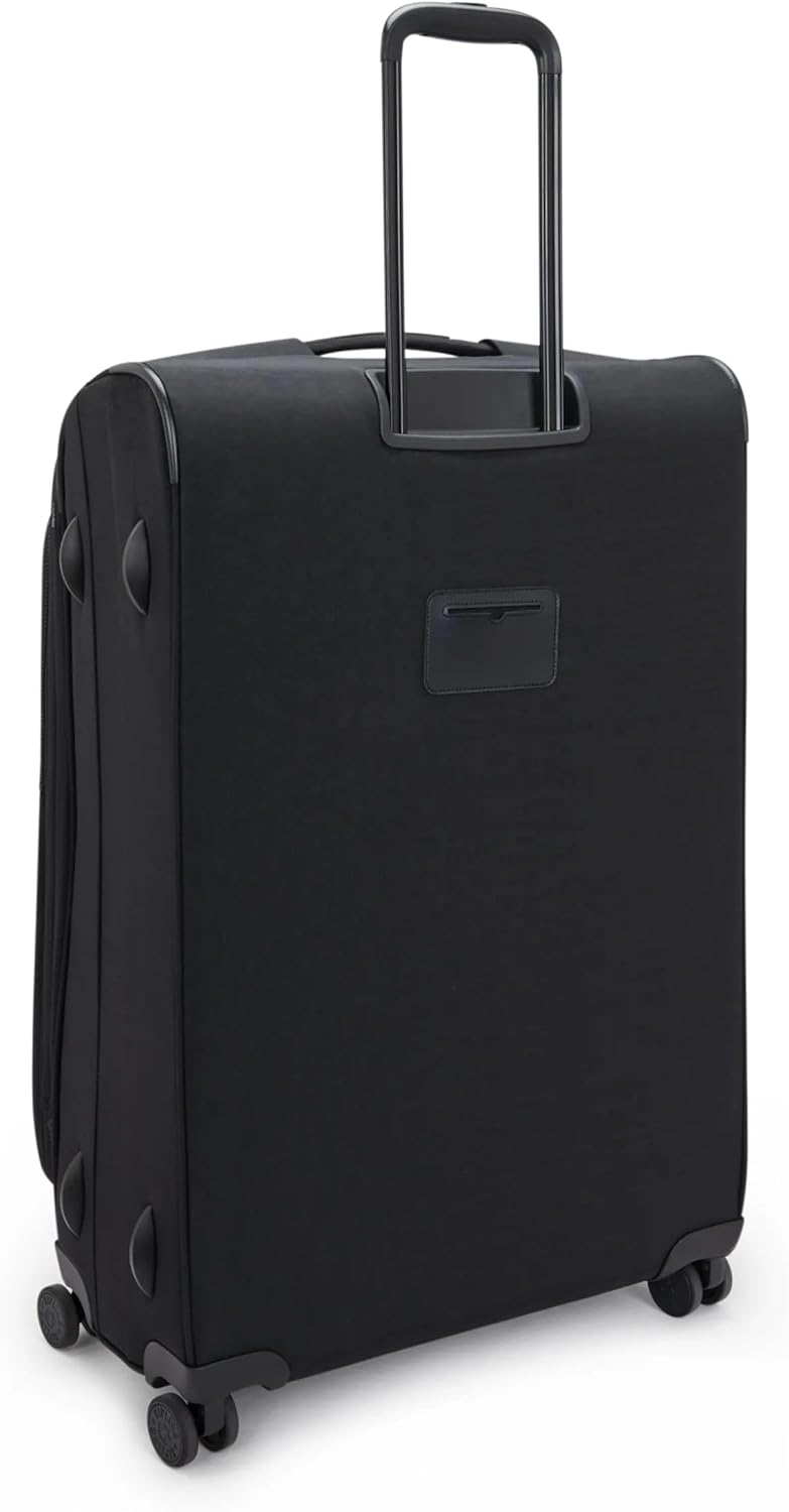 Kipling New Youri Spin Large 4 Wheeled Rolling Luggage Black Noir
