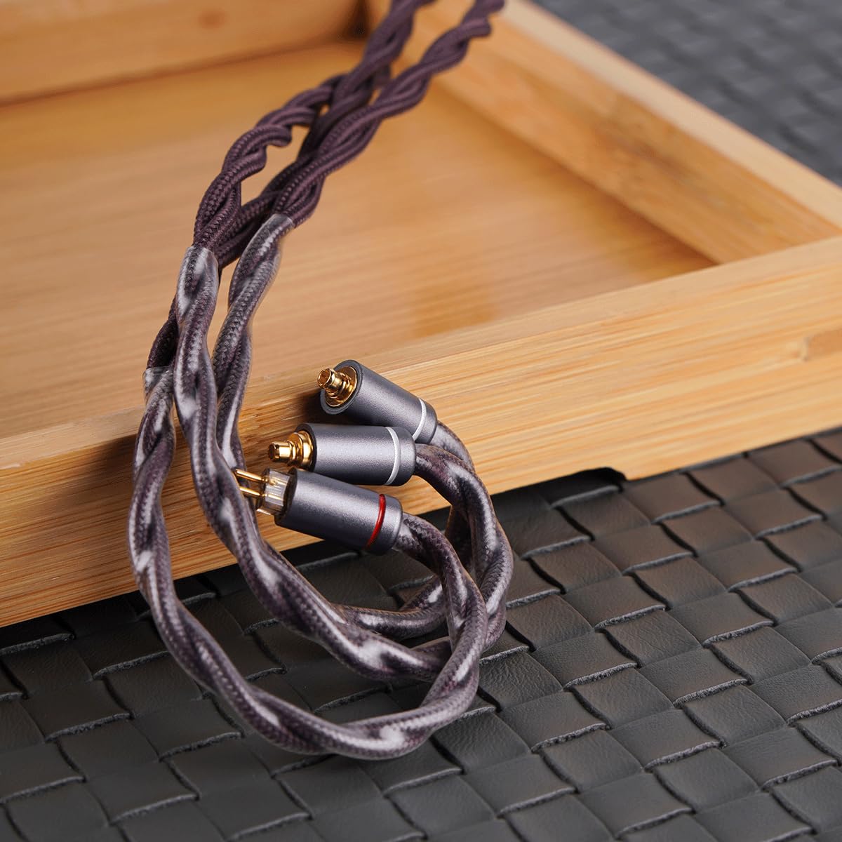 NICEHCK NICEHCKDragonScale 2 IEM Cable, Silver-Palladium Alloy IEM Upgrade Cables, Liquid nitrogen Treated in- Ear Monitor Cord, MMCX/2Pin Balanced Cords for Himalaya,NX8,ZS10 (4.4mm with 0.78 2pin)