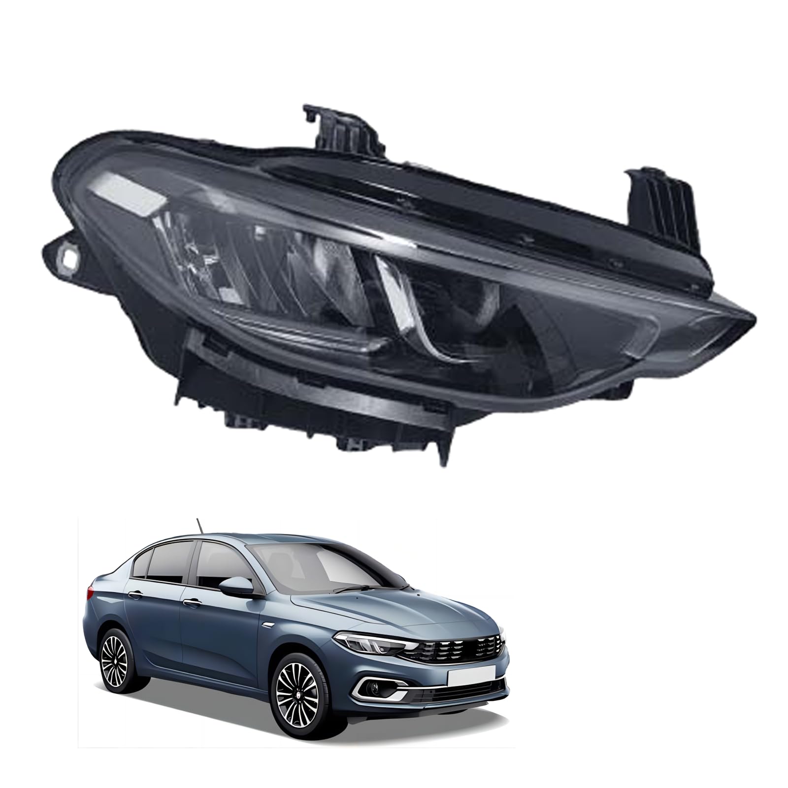 XF811-010 fari anteriori R 5219824400 per FIAT EGEA 2022 FIAT TIPO CROSS 2023 Destra
