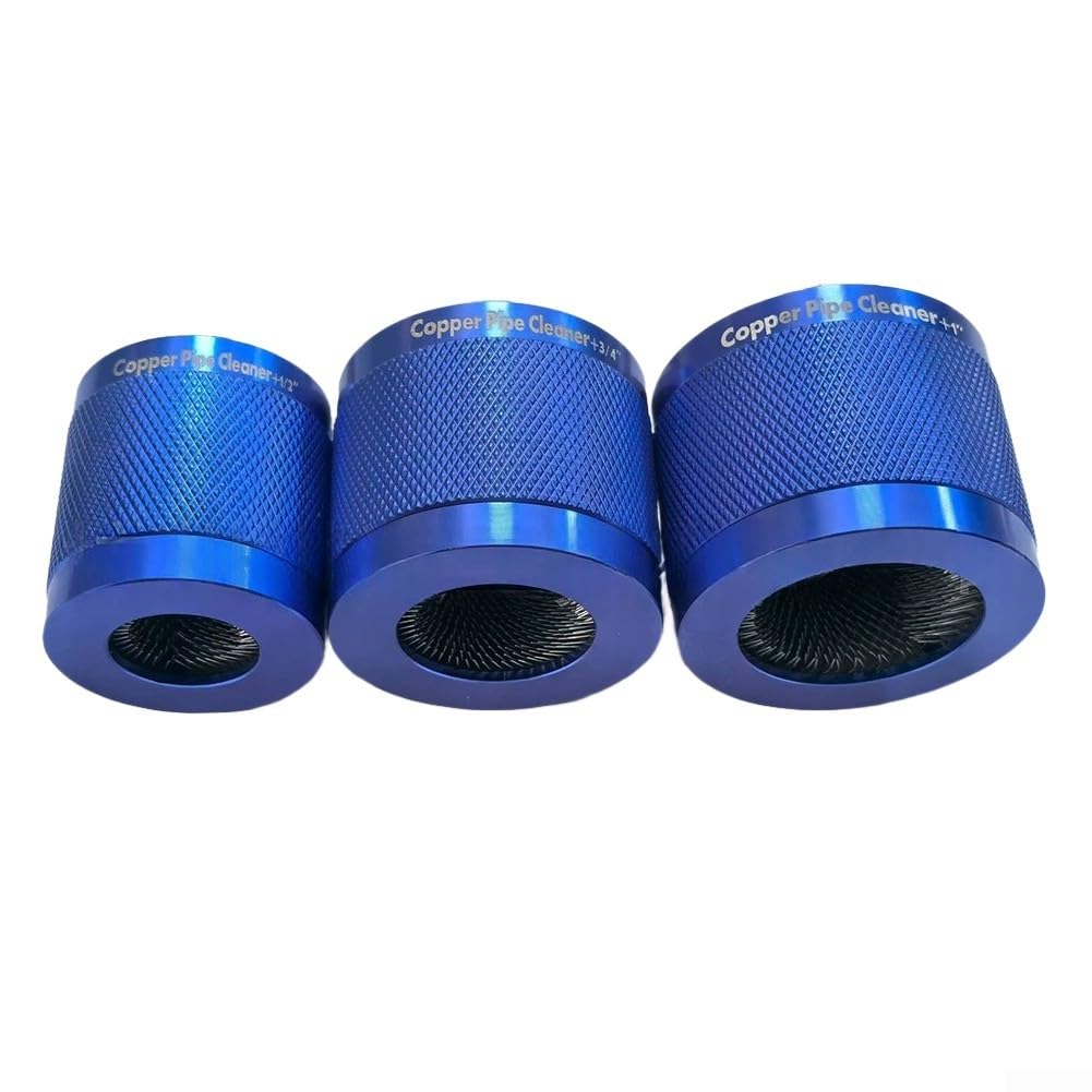 Spazzola elettrica per la pulizia di tubi in rame, manico esagonale da 1/4 per la pulizia di punte da trapano elettrico da 15 mm+22 mm (25 mm)