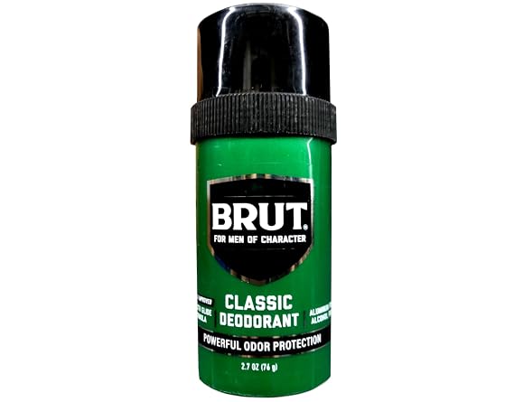BRUT Classic Round Stick Deodorant 2.7 Ounces (2 Pack) (76 g)