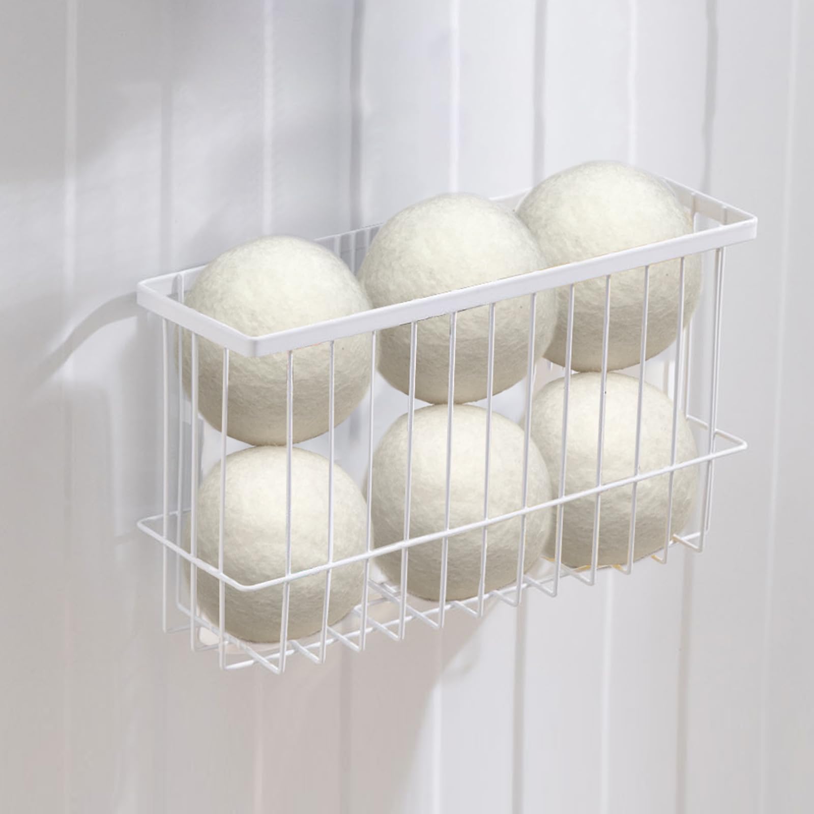 YEXEXINM Magnetisches Regal Ball Aufbewahrung, Magnetisch Waschmaschinen Organizer für Kühlschrank Küche Trockner, Trocknerballhalter Organisation Leicht zu Tragen und Verschleißbeständig