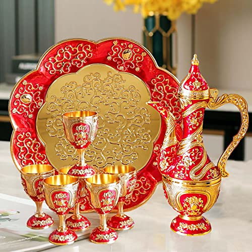 Ensemble théière incassable en métal pour éviter la casse lors des fêtes