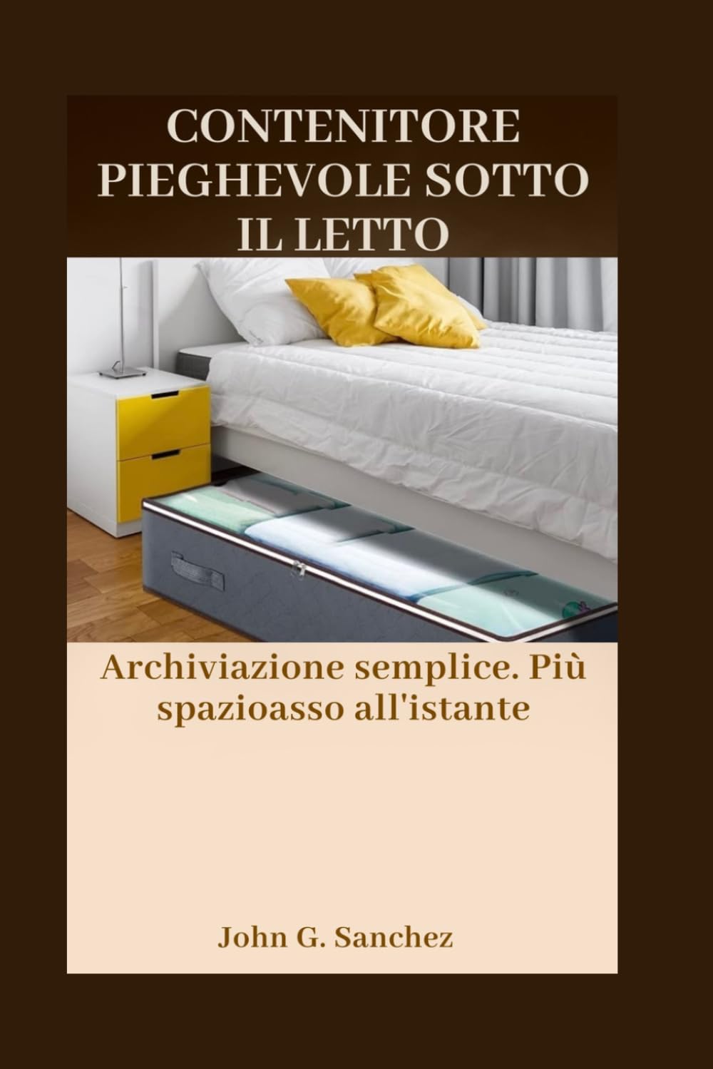 CONTENITORE PIEGHEVOLE SOTTO IL LETTO: Archiviazione semplice. Più spazioasso all'istante