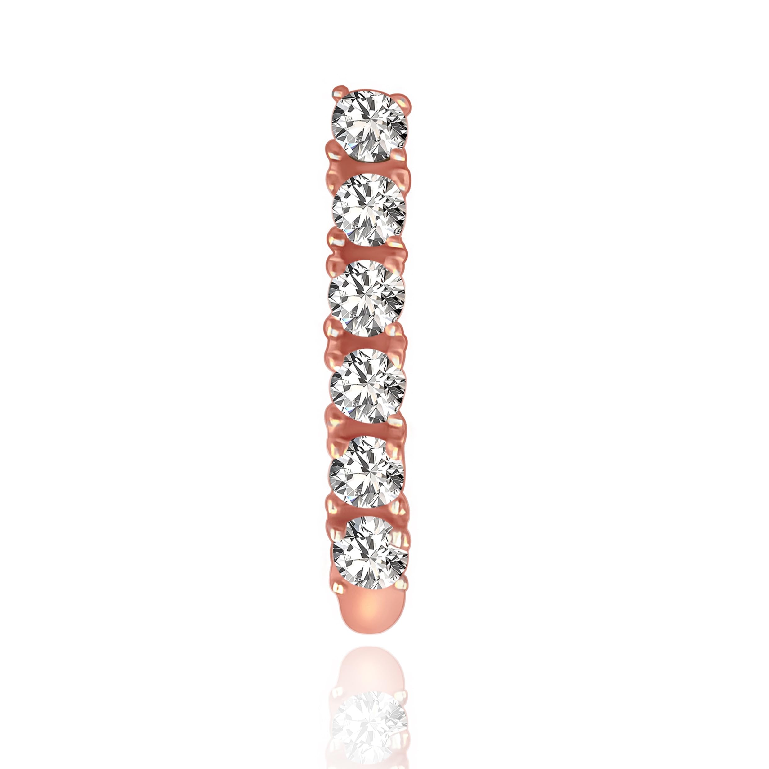 love925 Sterling Silver Rose Gold Sleek Nose Ring | Valentines Gift for Girlfriend, Gifts for Women and Girls | With Certificate of Authenticity and 925 Stamp | 6 Month Warranty*-picture-33