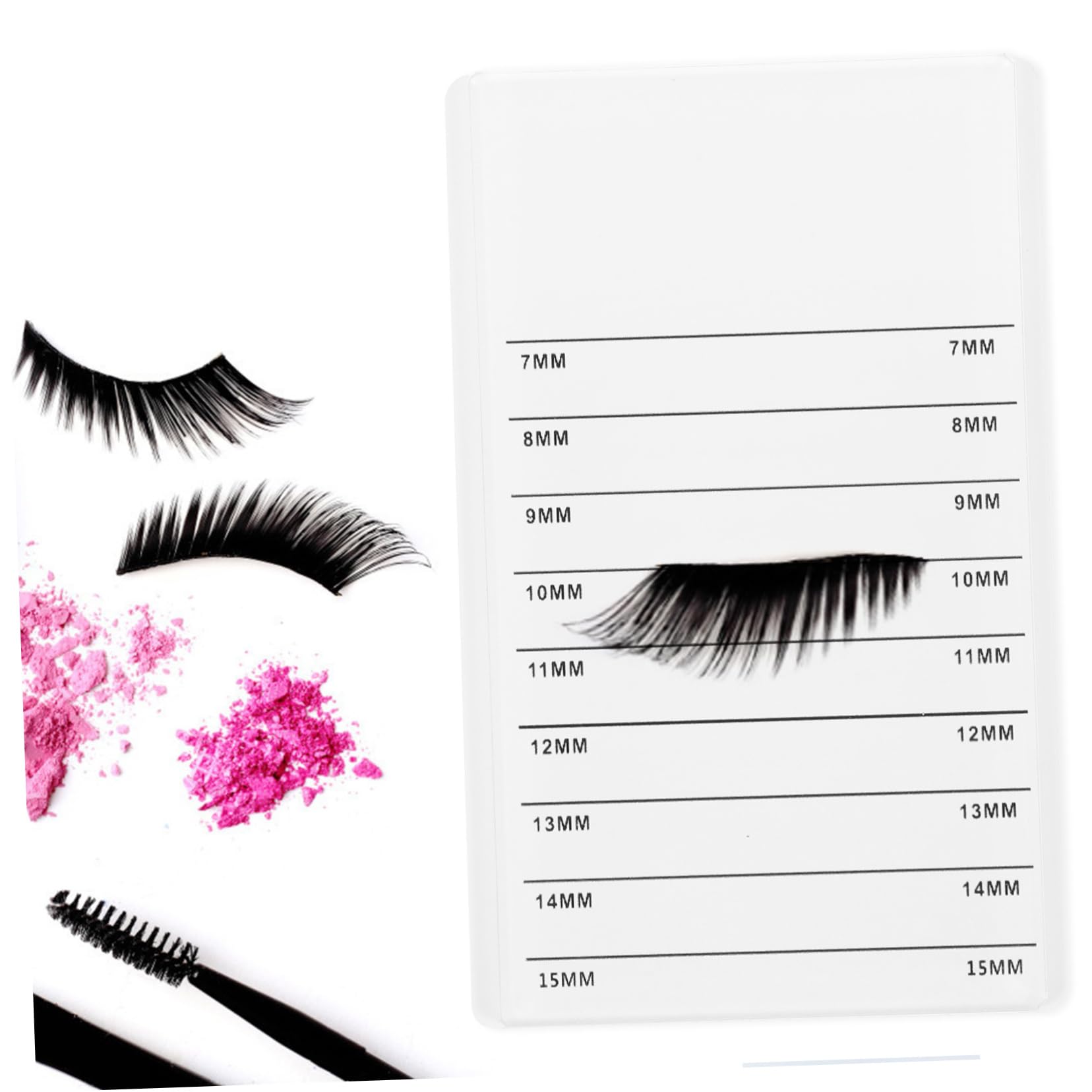 Caja de Almacenamiento de Pestañas de Expositor para Pestañas Postizas Organizador de Cosméticos para Salón de Belleza