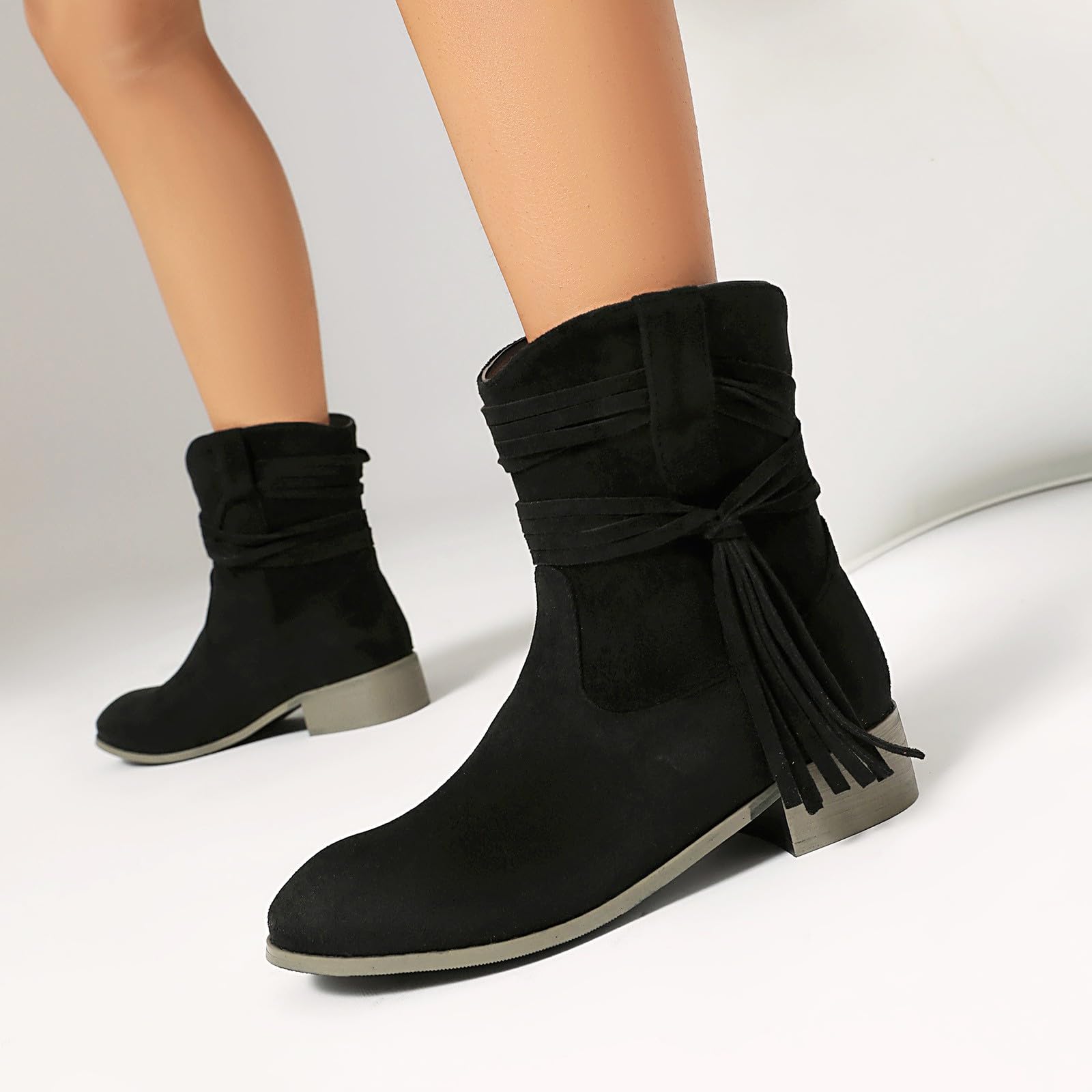 Bottes Femme Confortables Impermeable Bottines Antidérapantes Légères Chaussures Élégantes Bottines Hauteur Cheville Boots Automne Et Hiver Extra Larges Extra Larges Bottine Pluie Boue Imperméable