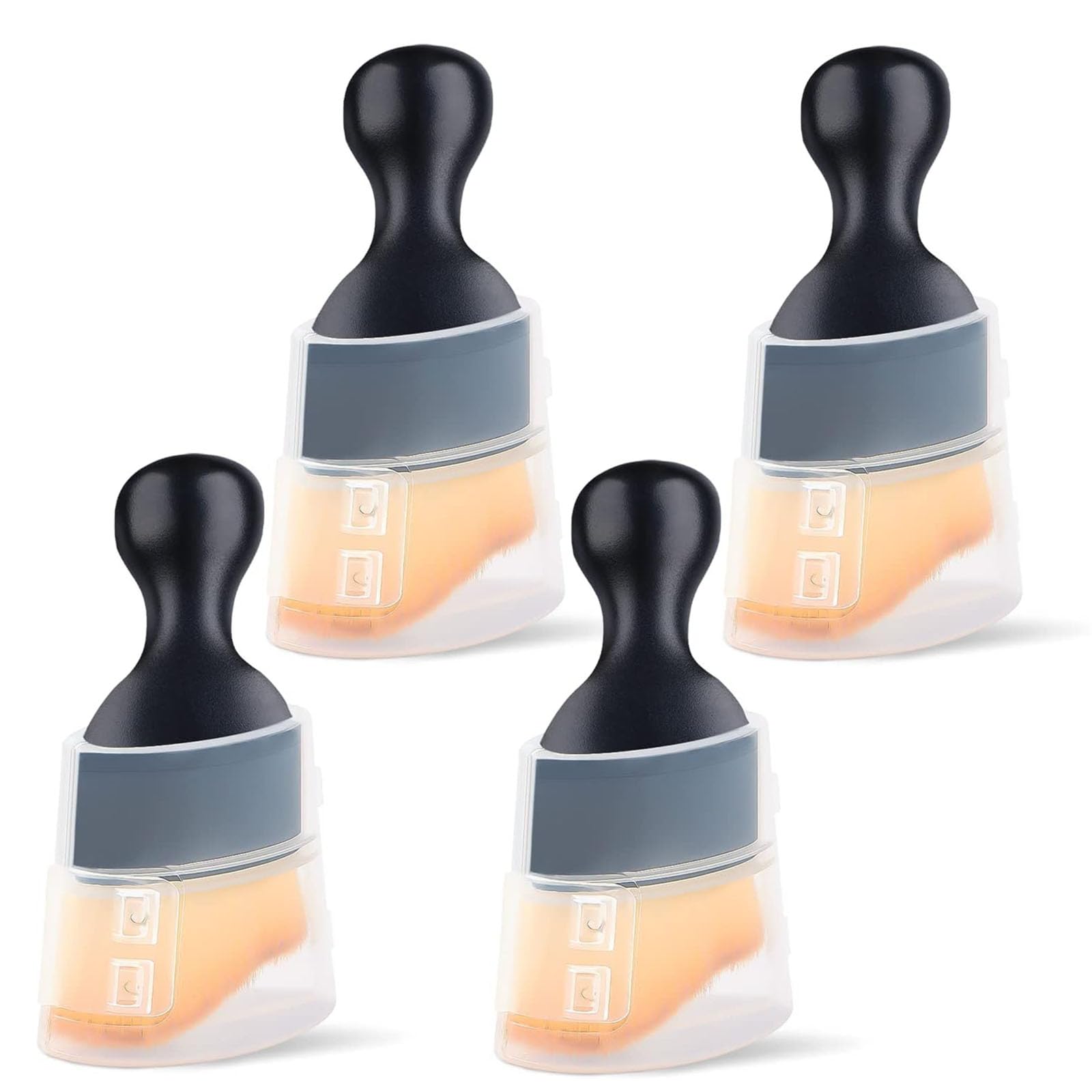 BSGZCM 4 pcs Car Interior Cleaning Tool Brush with Cover, multi-function soft-bristled cleaning brushes, car interior cleaning soft-bristled brushes,Dusting Accessories