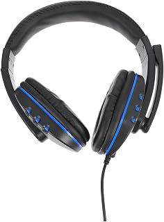 Beavorty Noise Reduction Gaming Headphones Control Headset for Pro Slim Gaming Console