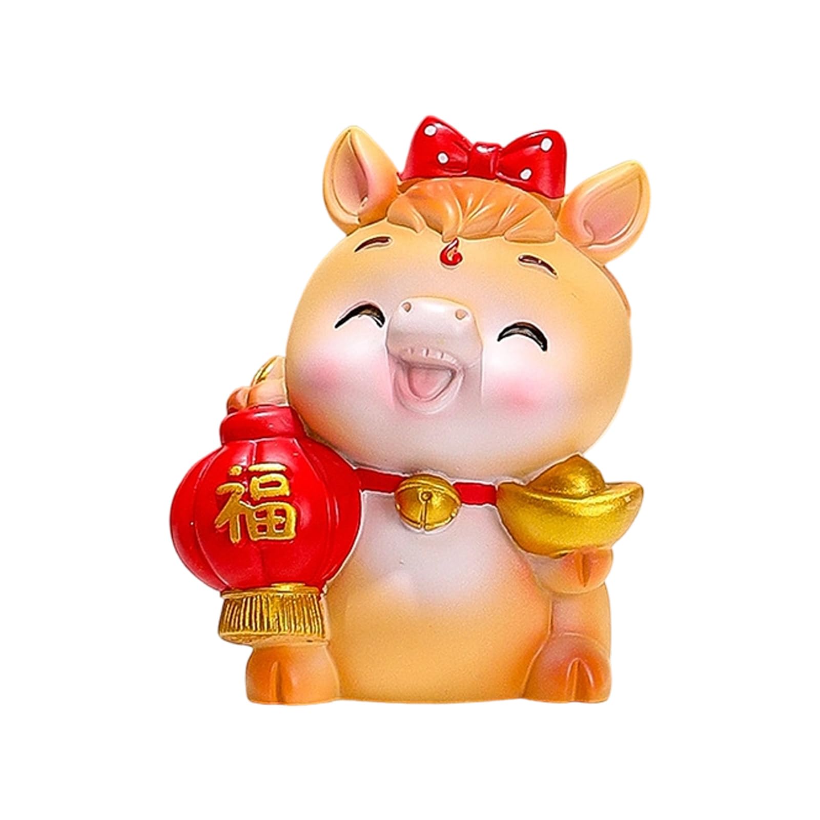 Snorvixre Resin Chinese Zodiacs Horse Statue Ornament Collectible Figurines Bring Luck Wealth 2026 Chinese New Year Figurines Zodiacs Statues