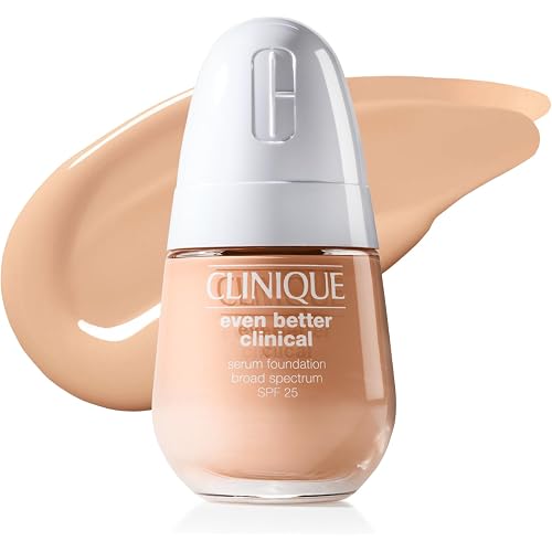 Clinique Even Better Clinical Serum Full Coverage Hydrating Foundation Broad Spectrum SPF 25 With Vitamin C, Salicylic Acid + Hyaluronic Acid For Oily Skin Types