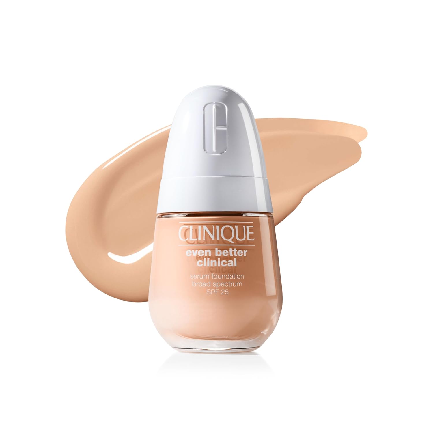 Clinique Even Better Clinical Serum Full Coverage Hydrating Foundation Broad Spectrum SPF 25 With Vitamin C, Salicylic Acid + Hyaluronic Acid For Oily Skin Types