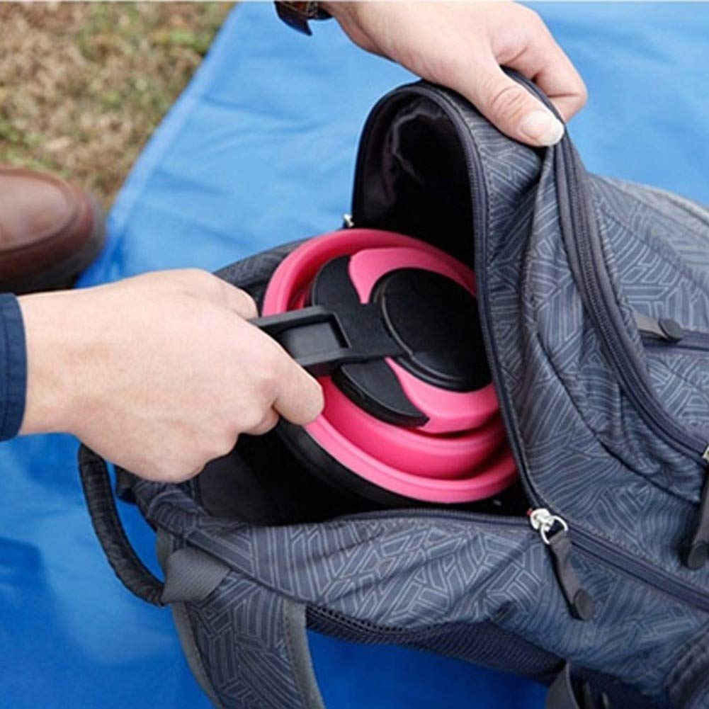 Fiacvrs Vouwpan, Outdoor Camping Draagbare Opvouwbare Siliconen