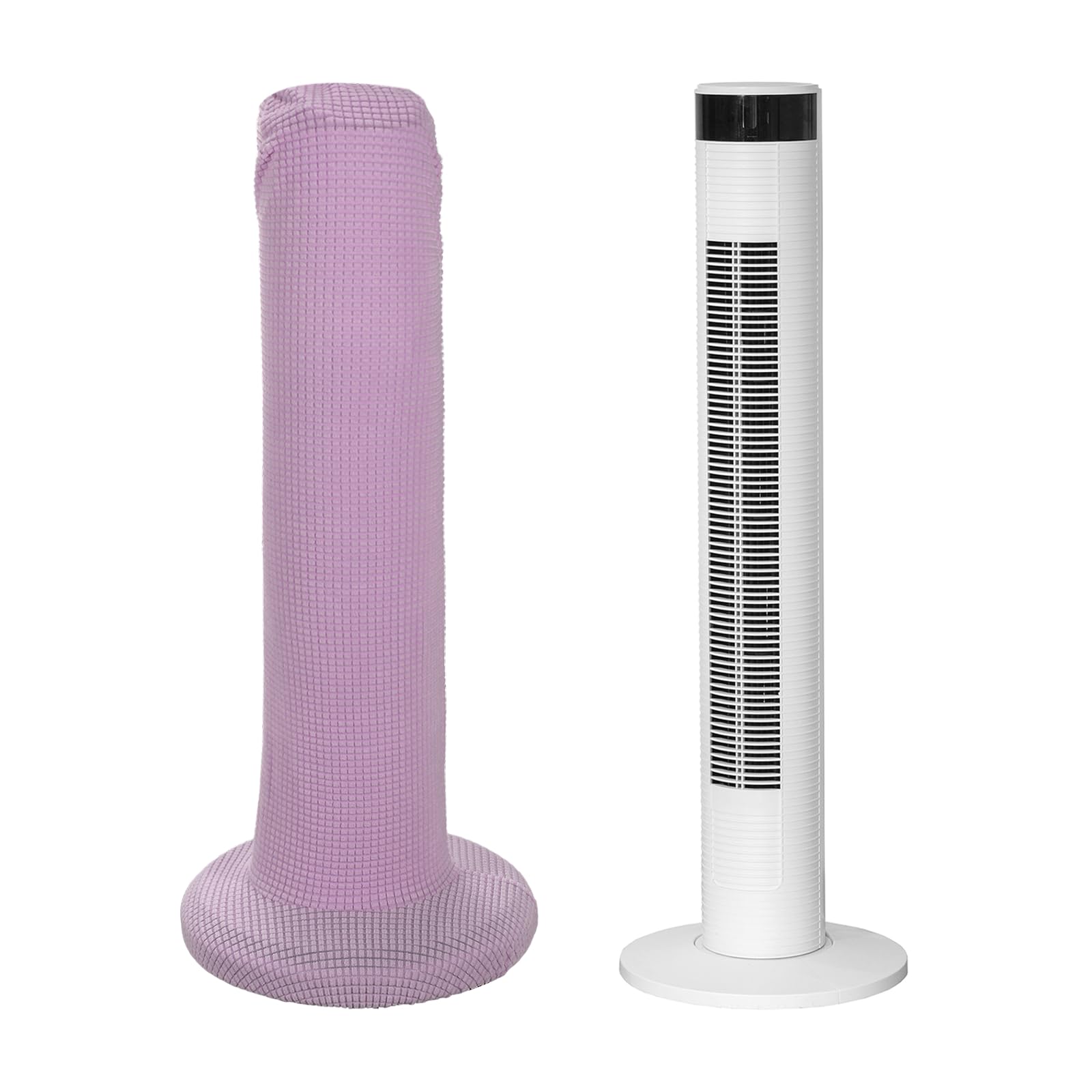 sourcing map Tower Fan Dust Cover (41 Inch) - Electric Standing Floor Tower Fan Dustproof Protection Cover for Home/Bedroom/Office, Purple