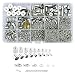 Lollibeads (1000 Pcs) Silver Plated Barrel Leather Cord Ends Cord End Cap 3mm-12mm, Lobster Clasp 10mm 12mm 14mm,jump ring 5mm-8mm, jump ring open tool and Extension Chains Kits Assorted Pack