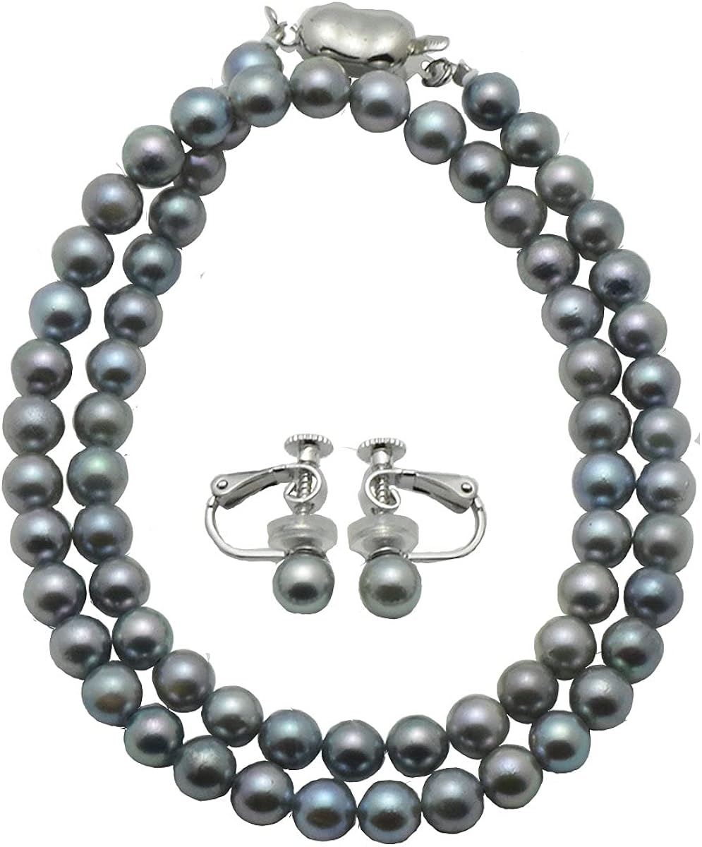 Mani アコヤ本真珠 本物素材 6 0 6 5mm珠 国産 送料無料 激安 お買い得 キ フト 黒真珠 保証書 グレー系 鑑別書 冠婚葬祭 ネックレスセット Mani アコヤ本真珠 本物素材 6 0 6 5mm珠 国産 送料無料 激安 お買い得 キ フト 黒真珠 保証書 グレー系 鑑別書 冠婚葬祭 ネックレスセット