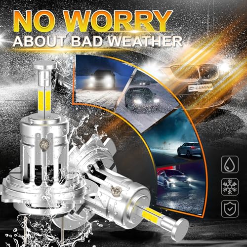 D-Lumina Ampoule LED H7 360° éclairage, 120W 28000LM,Lampe pour led h7 Voiture 12V Blanc 6500K, kit de Phares 600% Super Lumineux de Remplacement pour Halogène – vue 8