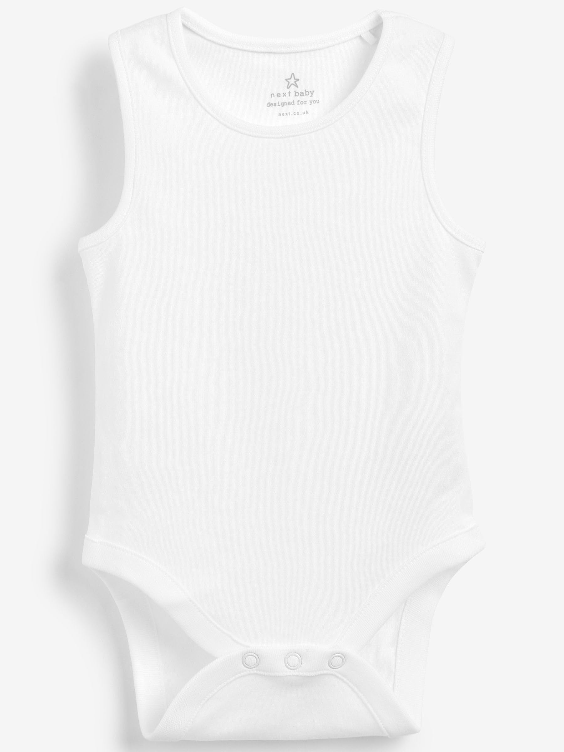 NEXT Unisex Bambino Confezione da 7 body a canotta per neonati in 100% cotone