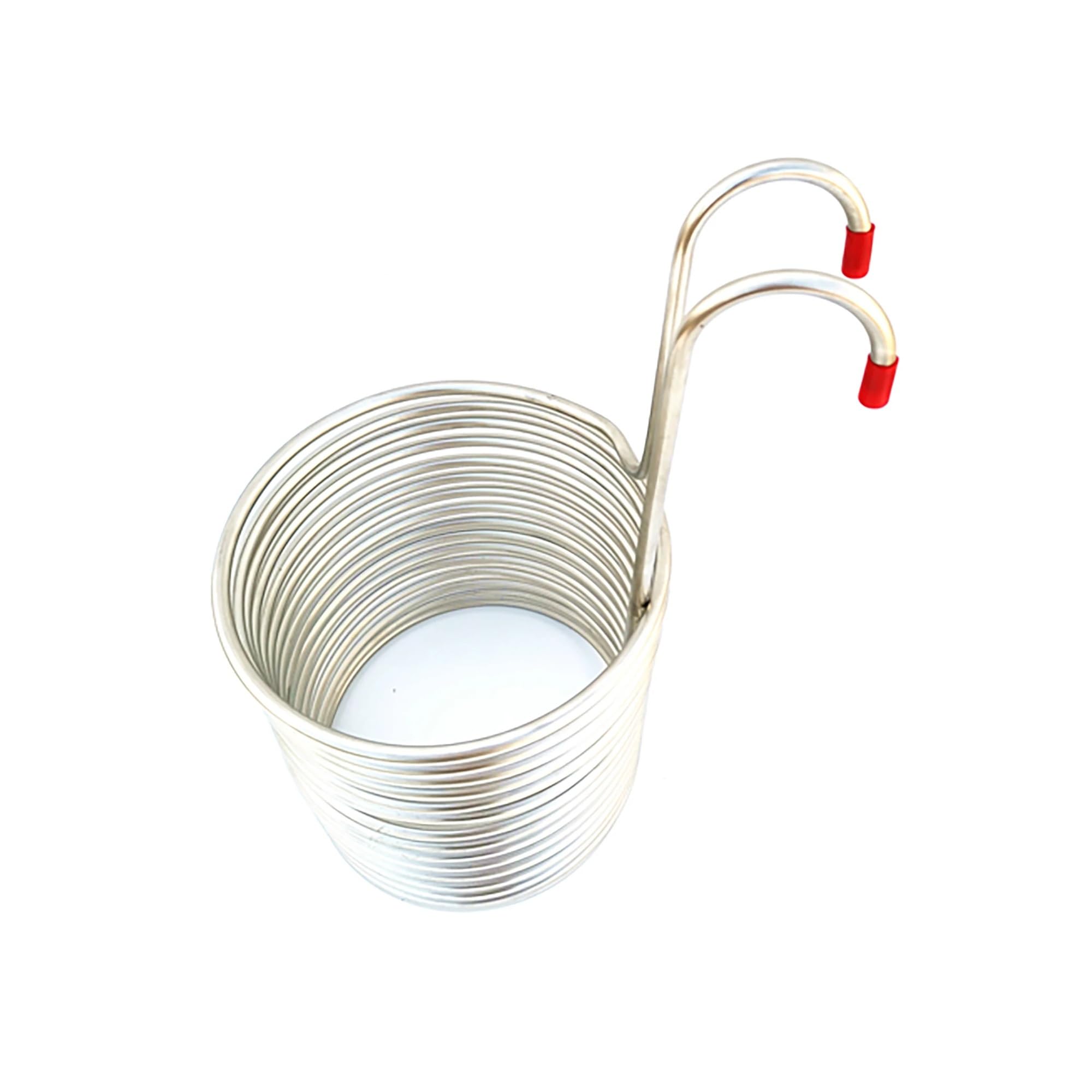 Edelstahl-Tauchwürzekühler, Bierbrauausrüstung, Kühlschlange, Spirale, Homebrew, Restaurantbedarf, 3/8 "* 13m Schnell und effizient