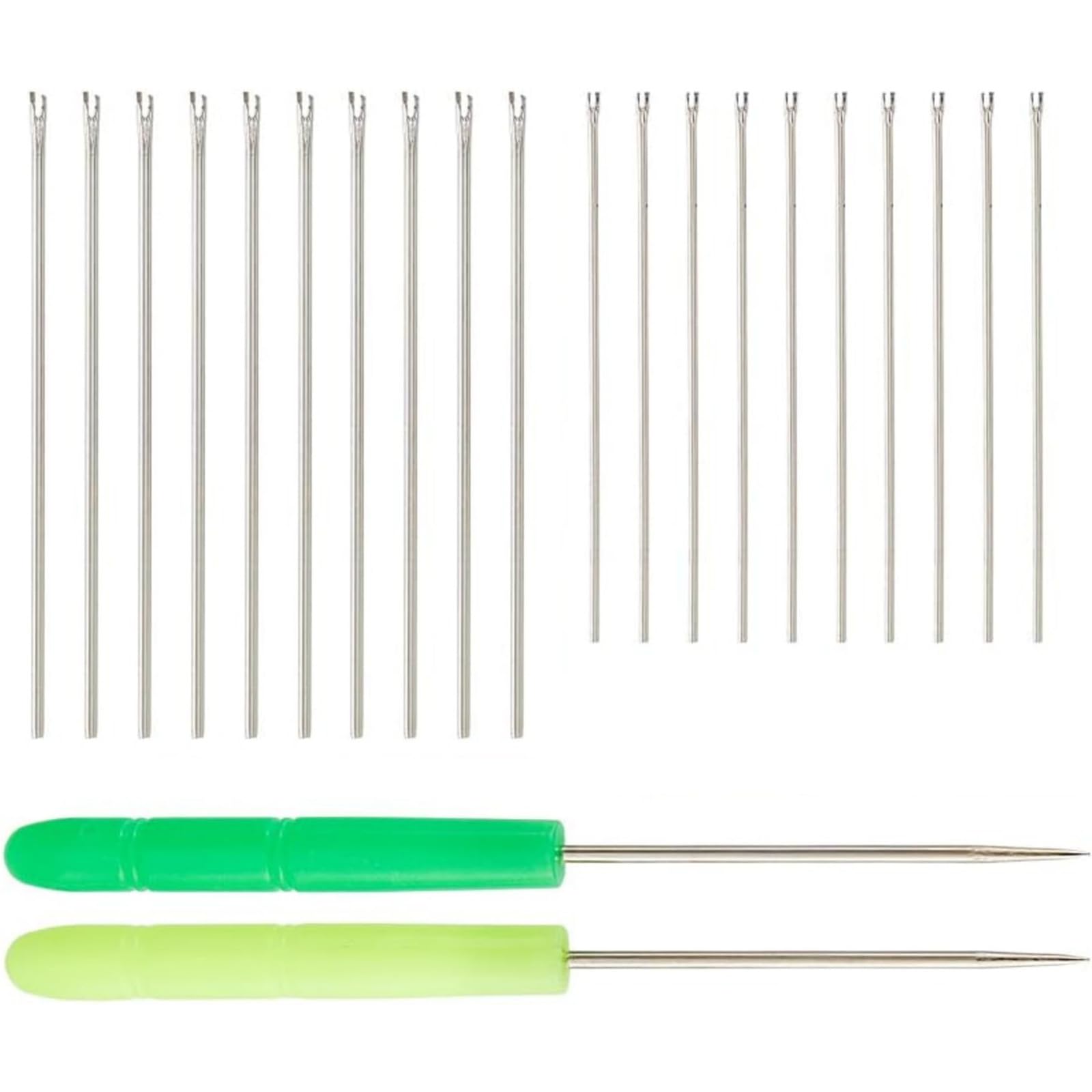 HDOYTXXM Professional Doll Hair Styling Tool Set Includes Multi Size Needle Doll Hair Restoration Tool for Art Craft Colored Rerooting Probes