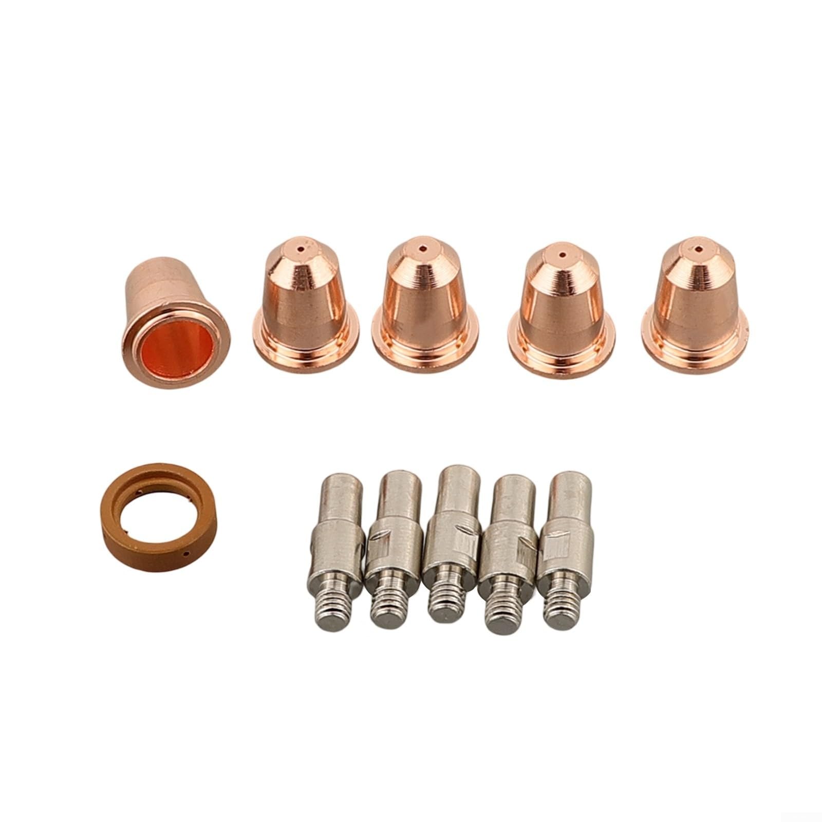 Kit de consumibles de antorcha cortadora de plasma S25 S45, 13 piezas, incluye electrodo PR0110, punta de boquilla PD0116-08, taza de protección, difusor, compatible con Trafimet Ergocut