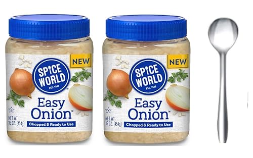 Chopped Minced Onion – 16oz (Pack of 2) + Mini