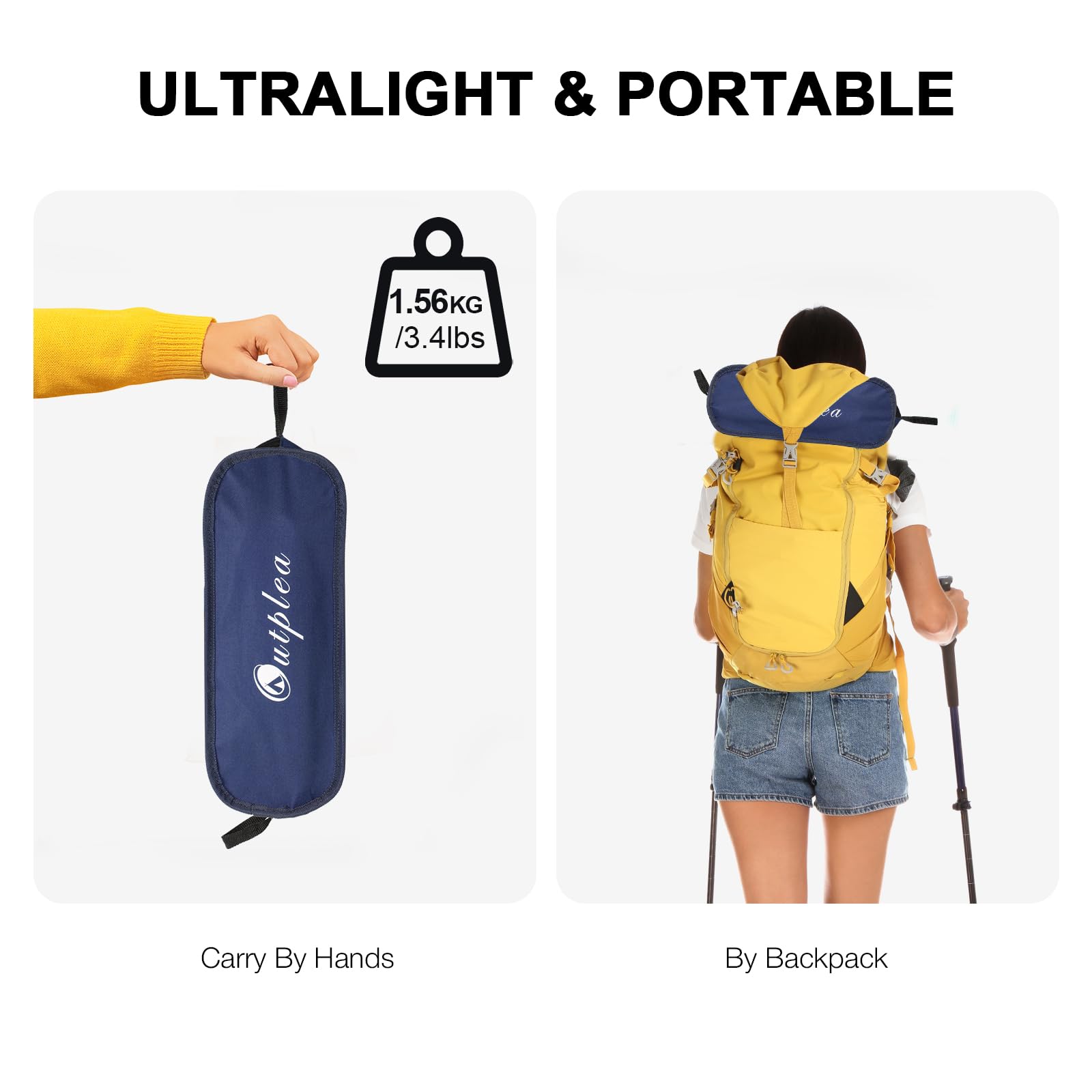 Naturehike Ultralichte Highback Campingstoel, Draagbare Compacte Opvouwbare Strandstoel, Maanfauteuil voor Volwassenen, Snelle Demontage en Montage, voor Wandelen/Vissen/Tuin/Picknick/Binnen (Groen