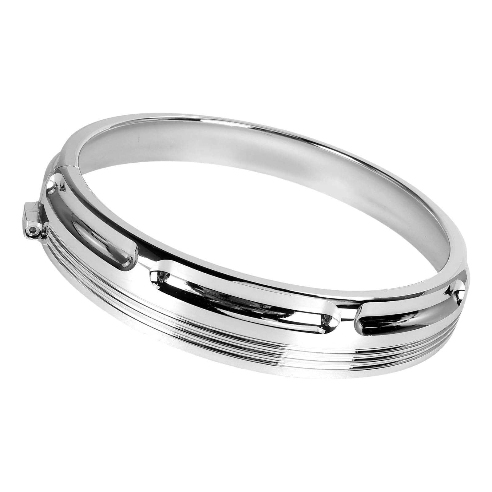 Anillos de aluminio para faros delanteros de motocicleta de 7 pulgadas, anticorrosión, anillos de faros delanteros de instalación sencilla para bicicleta