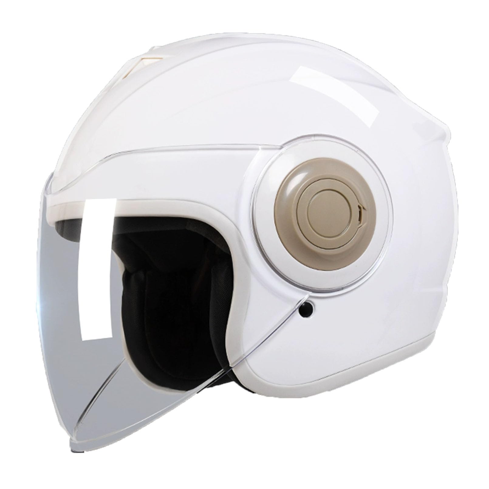 Casco de moto vintage retro jet universal para perimetro de 55-62cm 1