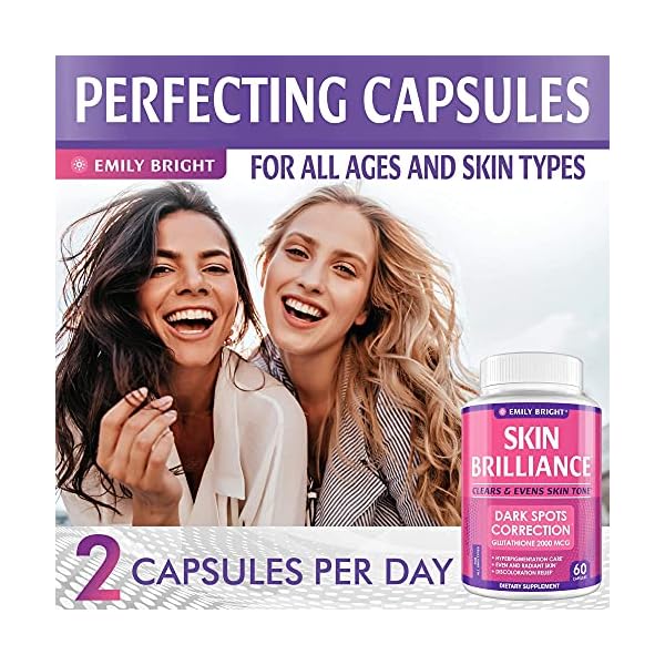 Glutathione-Whitening-Pills-2000mcg-Glutathione-Better-than-Skin-Lightening-Cream-Dark-Spots-Acne-Scar-Remover-Hyperpigmentation-Treatment-Anti-aging-Effect-and-Powerful-Antioxidant-60cap Glutathione Whitening Pills - 2000mcg Glutathione - Better than Skin Lightening Cream - Dark Spots & Acne Scar Remover, Hyperpigmentation Treatment - Anti-aging Effect and Powerful Antioxidant - 60cap