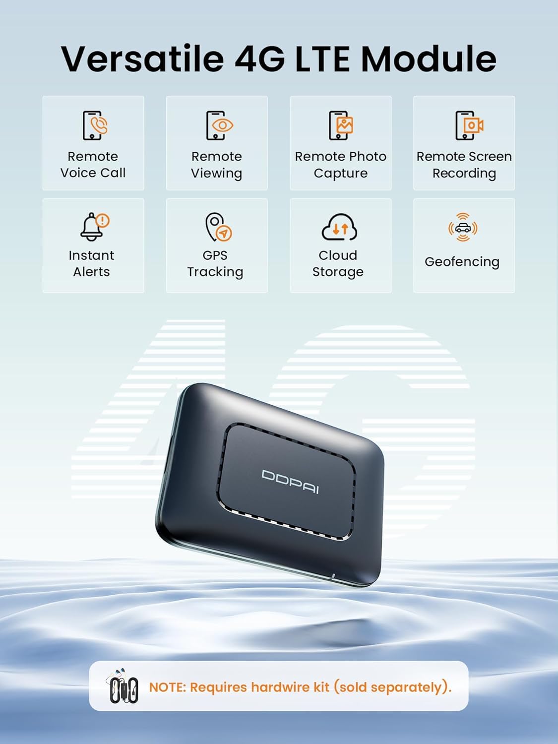 DDPAI Moduł 4G Cloud Box Dashcam LTE | do Z50Pro/Z60/Z60Pro/Z60 Master/Z90 Master/Z90Pro | Zdalny Dostęp, śledzenie GPS, Monitorowanie Parkowania, Chmura